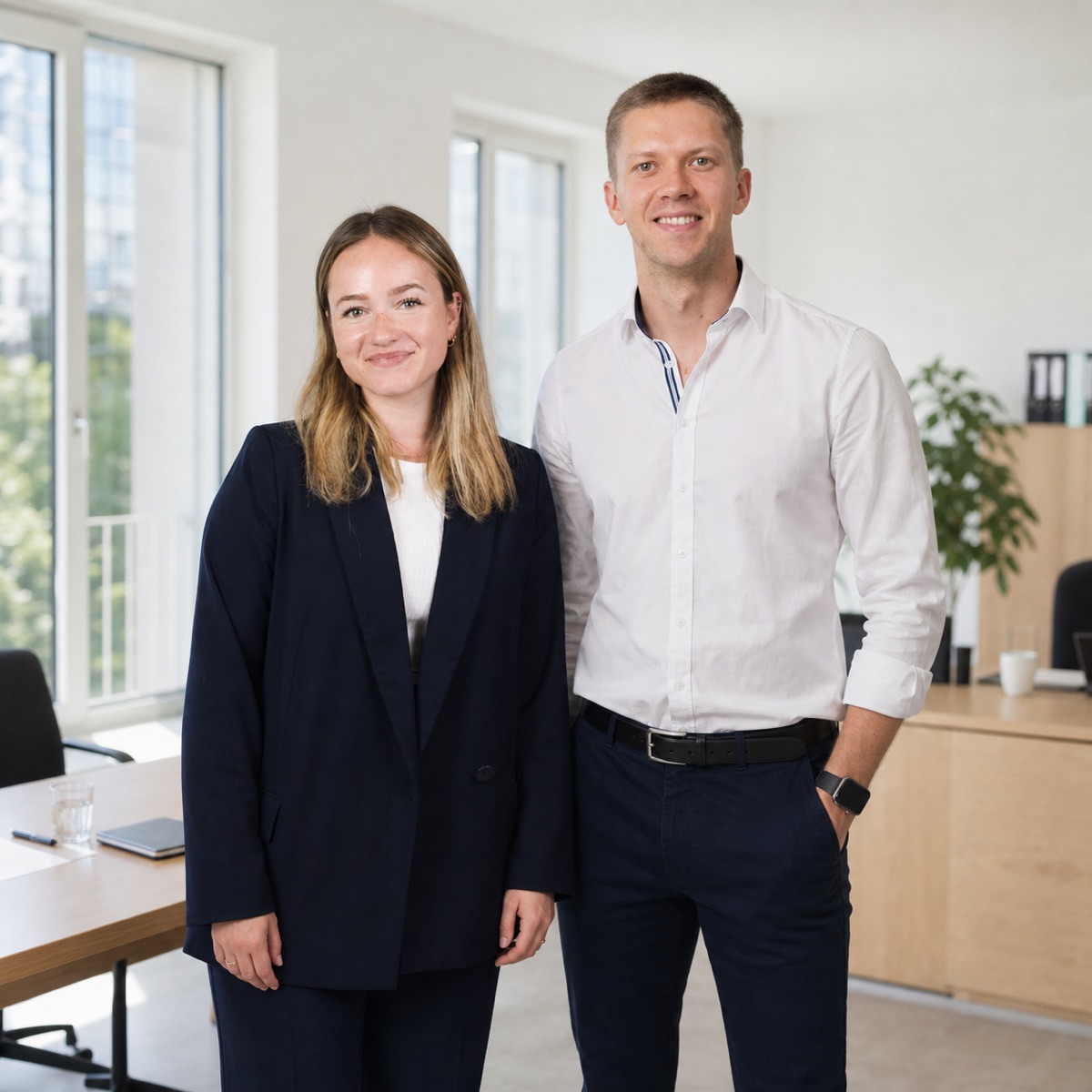 Fabian Mühlstädt und Larissa Denz von HealthGrow