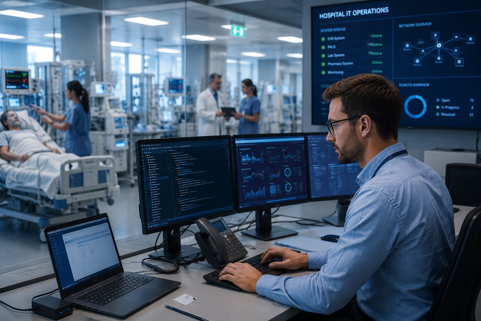 Digitale Lösungen für Krankenhaus-IT